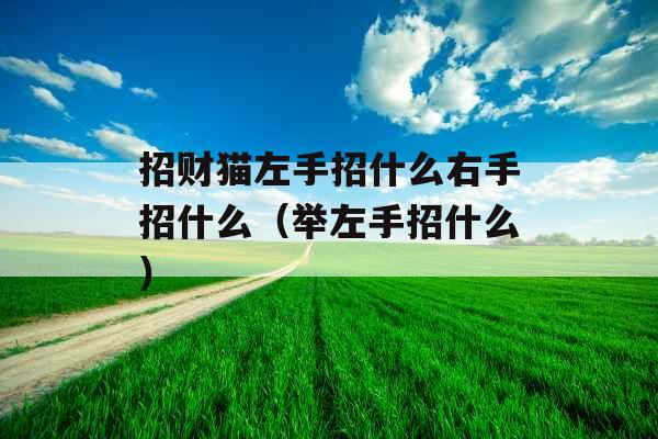 招财猫左手招什么右手招什么（举左手招什么）