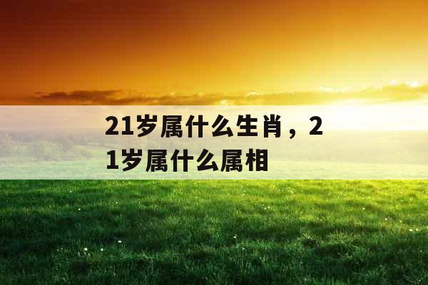 21岁属什么生肖，21岁属什么属相