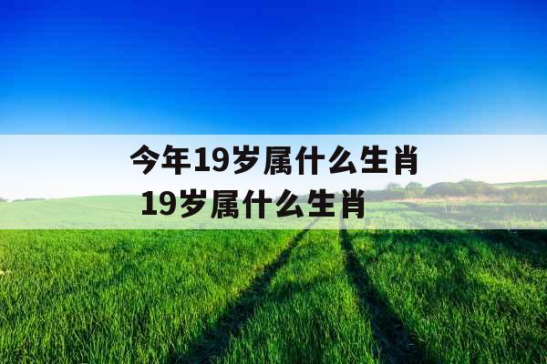 今年19岁属什么生肖 19岁属什么生肖 今年19岁属什么生肖 19岁属什么生肖