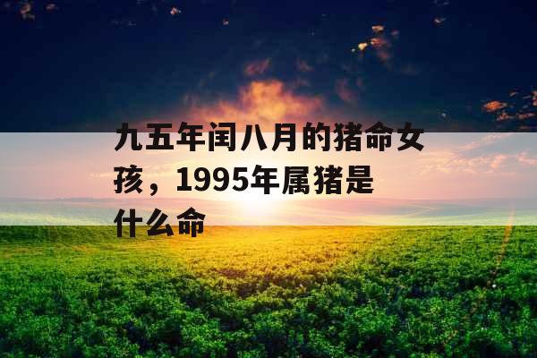 九五年闰八月的猪命女孩，1995年属猪是什么命