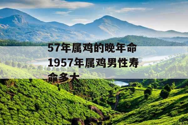 57年属鸡的晚年命 1957年属鸡男性寿命多大