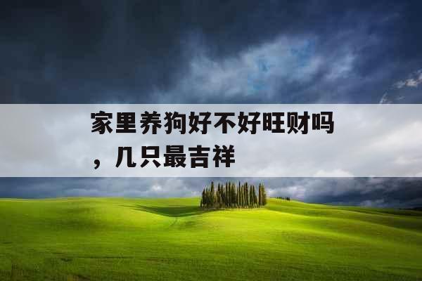 家里养狗好不好旺财吗，几只最吉祥