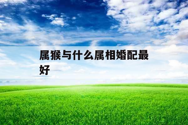 属猴与什么属相婚配最好