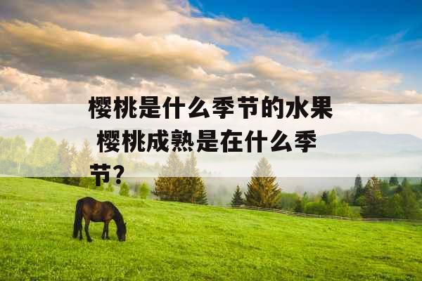 樱桃是什么季节的水果 樱桃成熟是在什么季节? 樱桃是什么季节的水果 樱桃成熟是在什么季节?