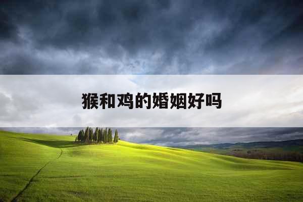 猴和鸡的婚姻好吗 猴和鸡的婚姻好吗