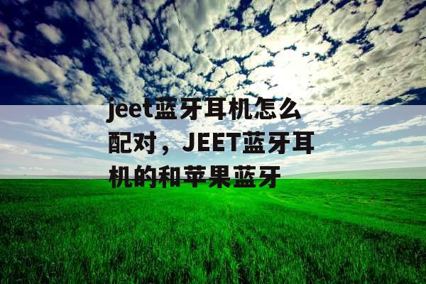 jeet蓝牙耳机怎么配对,JEET蓝牙耳机的和苹果蓝牙 jeet蓝牙耳机怎么配对,JEET蓝牙耳机的和苹果蓝牙