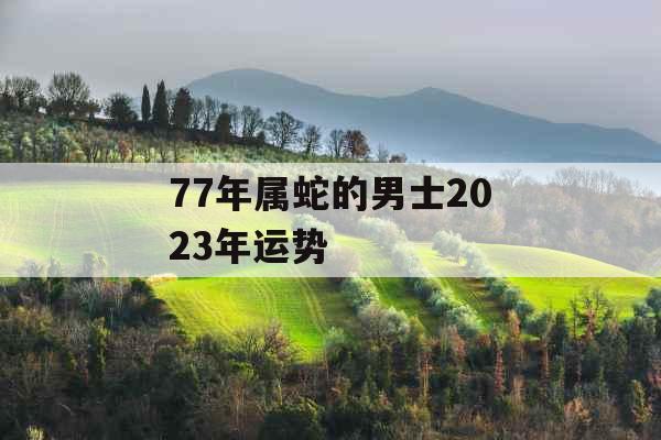 77年属蛇的男士2023年运势 77年属蛇的男士2023年运势