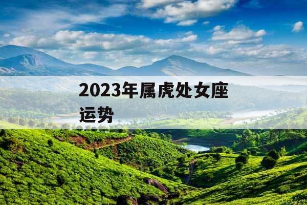 2023年属虎处女座运势