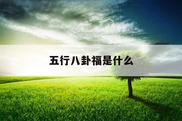 五行八卦福是什么
