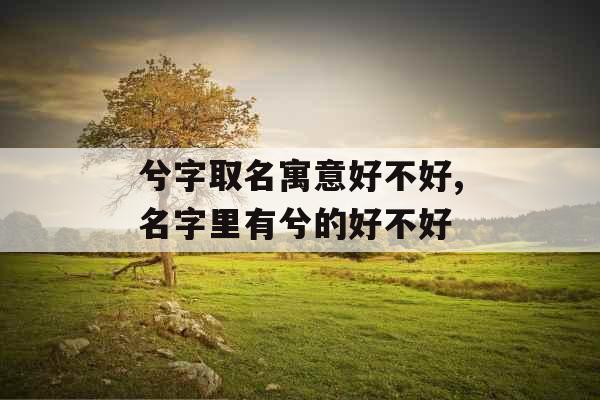 兮字取名寓意好不好,名字里有兮的好不好