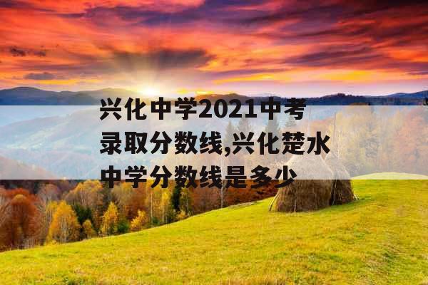 兴化中学2021中考录取分数线,兴化楚水中学分数线是多少