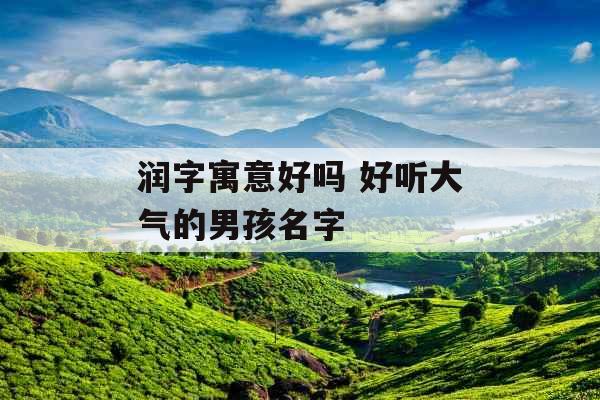 润字寓意好吗 好听大气的男孩名字 润字寓意好吗 好听大气的男孩名字
