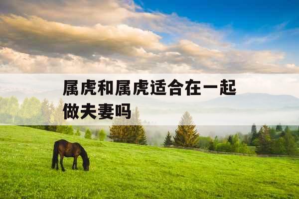 属虎和属虎适合在一起做夫妻吗 属虎和属虎适合在一起做夫妻吗