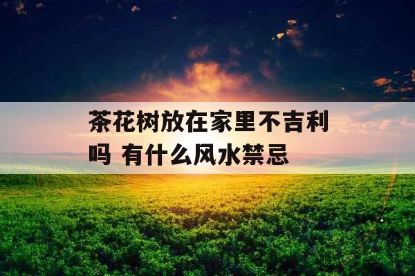 茶花树放在家里不吉利吗 有什么风水禁忌 茶花树放在家里不吉利吗 有什么风水禁忌