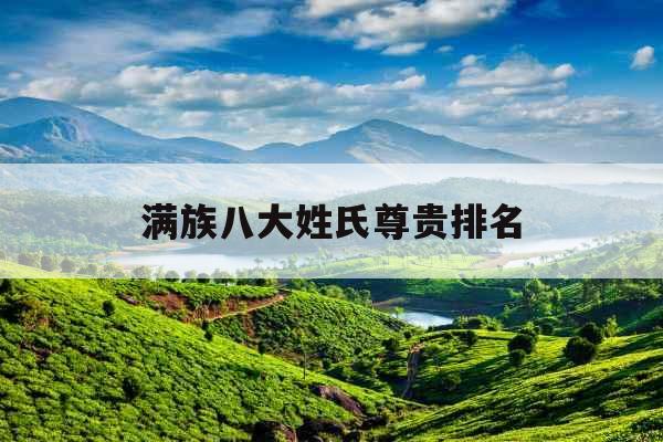 满族八大姓氏尊贵排名