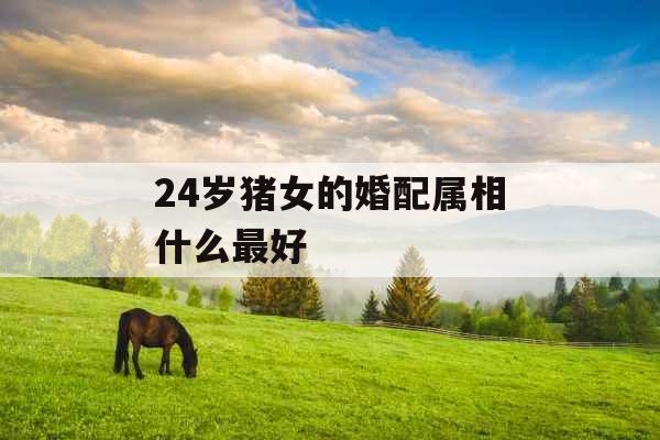 24岁猪女的婚配属相什么最好