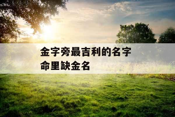 金字旁最吉利的名字 命里缺金名 金字旁最吉利的名字 命里缺金名