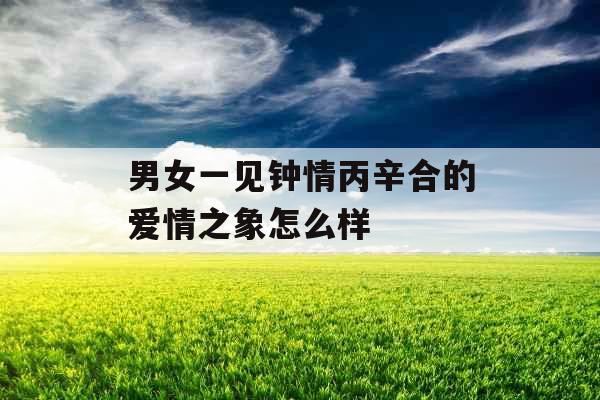 男女一见钟情丙辛合的爱情之象怎么样 男女一见钟情丙辛合的爱情之象怎么样