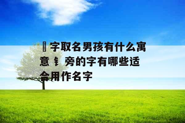 钖字取名男孩有什么寓意 钅旁的字有哪些适合用作名字 钖字取名男孩有什么寓意 钅旁的字有哪些适合用作名字