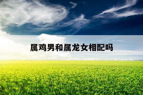属鸡男和属龙女相配吗