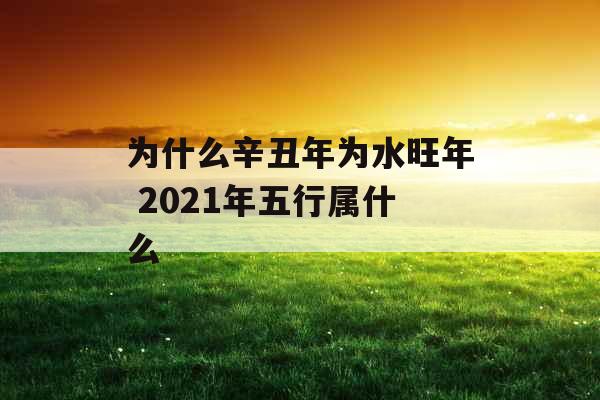 为什么辛丑年为水旺年 2021年五行属什么