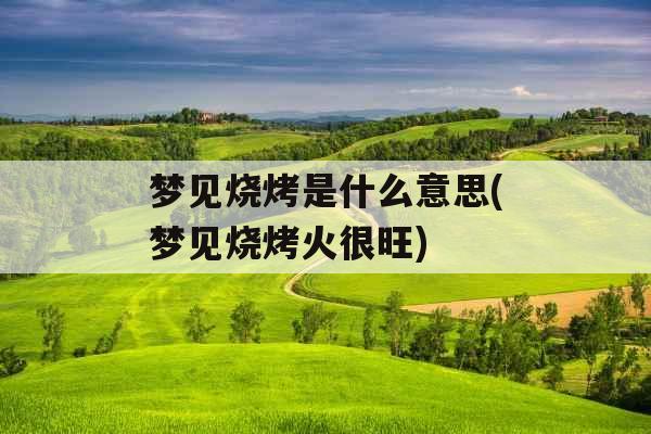 梦见烧烤是什么意思(梦见烧烤火很旺)