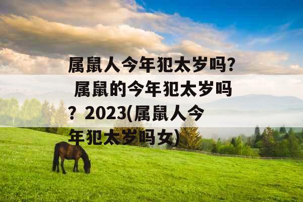 属鼠人今年犯太岁吗？ 属鼠的今年犯太岁吗？2023(属鼠人今年犯太岁吗女)