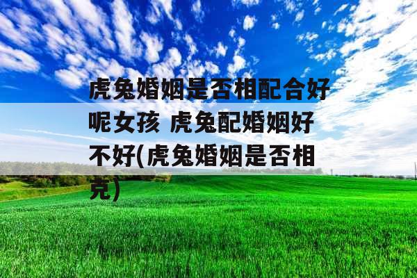 虎兔婚姻是否相配合好呢女孩 虎兔配婚姻好不好(虎兔婚姻是否相克)