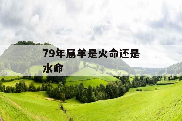 79年属羊是火命还是水命