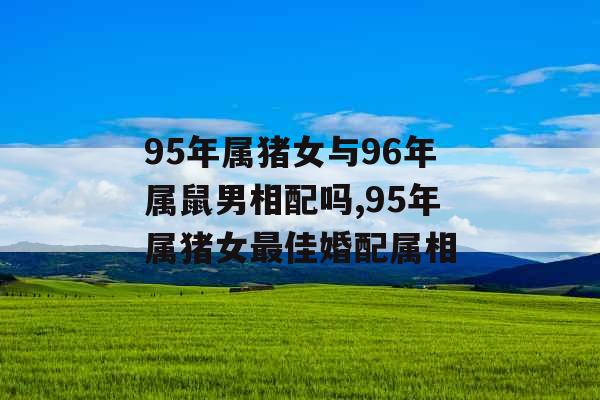 95年属猪女与96年属鼠男相配吗,95年属猪女最佳婚配属相 95年属猪女与96年属鼠男相配吗,95年属猪女最佳婚配属相