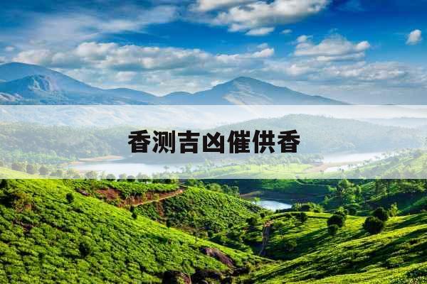 香测吉凶催供香