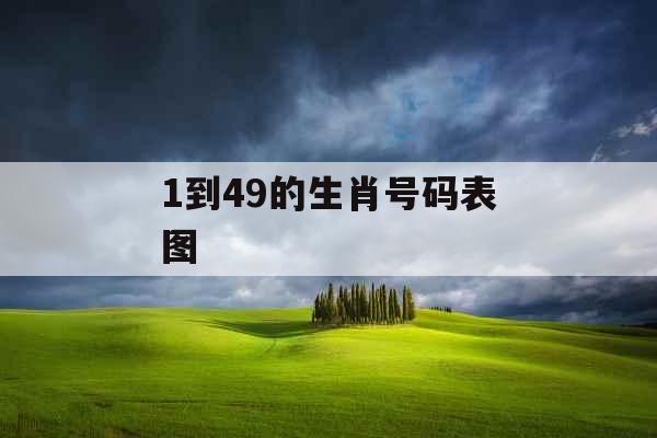 1到49的生肖号码表图