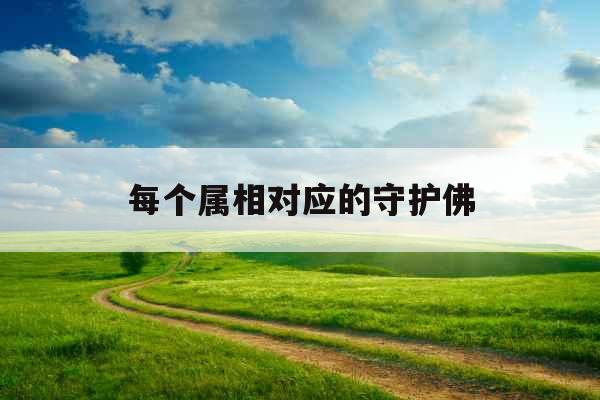 每个属相对应的守护佛