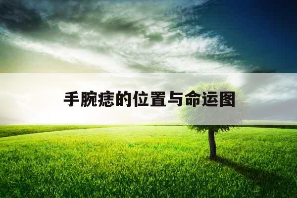 手腕痣的位置与命运图