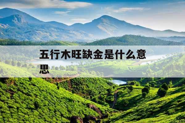 五行木旺缺金是什么意思 五行木旺缺金是什么意思