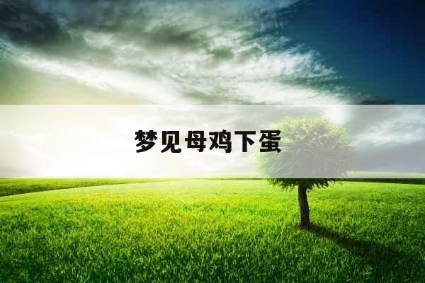 梦见母鸡下蛋  梦见母鸡下蛋