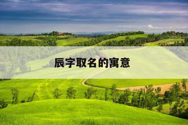 辰字取名的寓意 辰字取名的寓意