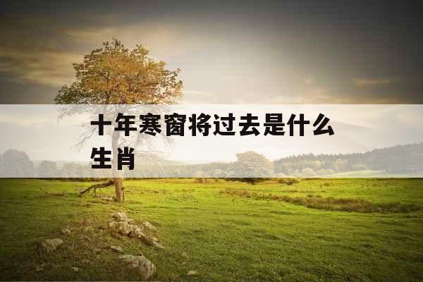 十年寒窗将过去是什么生肖 十年寒窗将过去是什么生肖