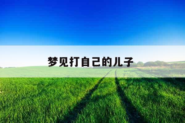 梦见打自己的儿子  梦见打自己的儿子