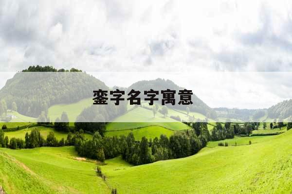 銮字名字寓意  銮字名字寓意