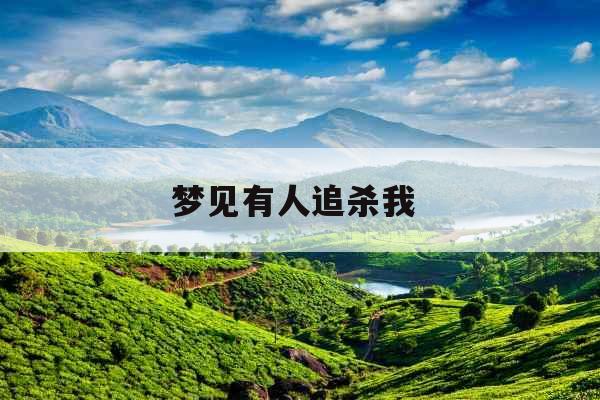 梦见有人追杀我 梦见有人追杀我