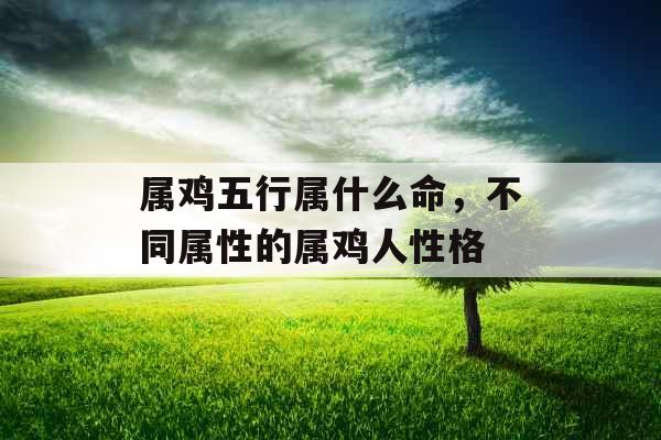 属鸡五行属什么命，不同属性的属鸡人性格
