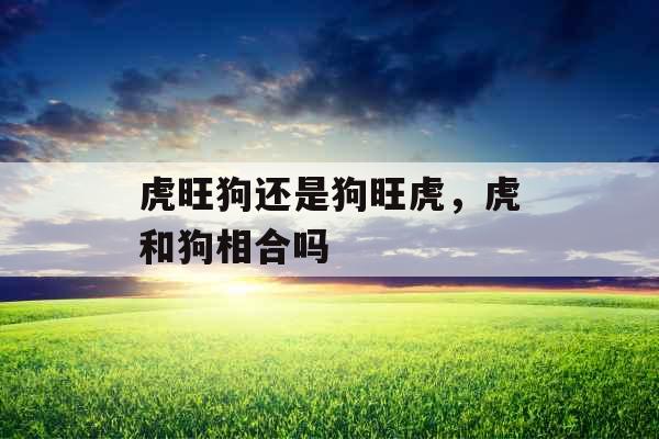 虎旺狗还是狗旺虎,虎和狗相合吗 虎旺狗还是狗旺虎,虎和狗相合吗