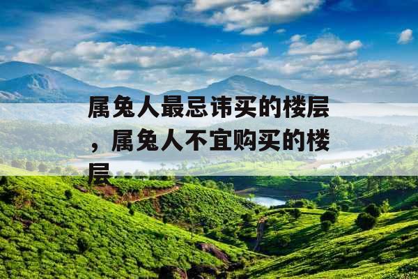 属兔人最忌讳买的楼层，属兔人不宜购买的楼层