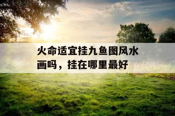火命适宜挂九鱼图风水画吗，挂在哪里最好