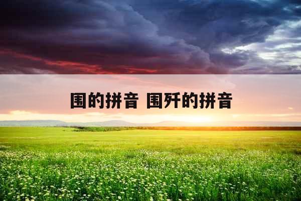 围的拼音 围歼的拼音 围的拼音 围歼的拼音