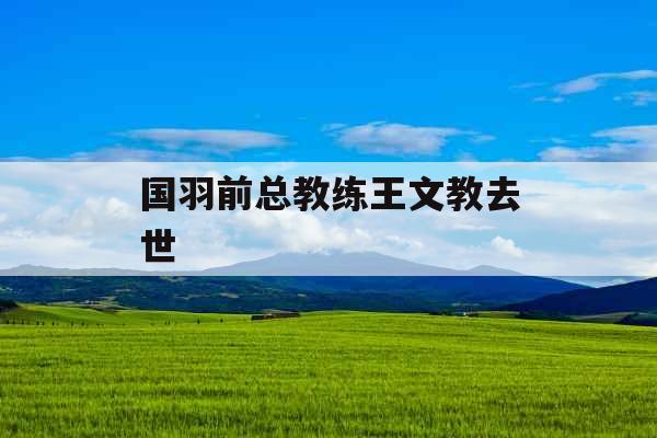 国羽前总教练王文教去世