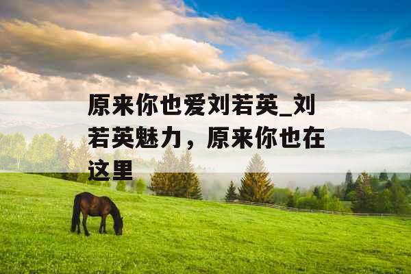 原来你也爱刘若英_刘若英魅力，原来你也在这里