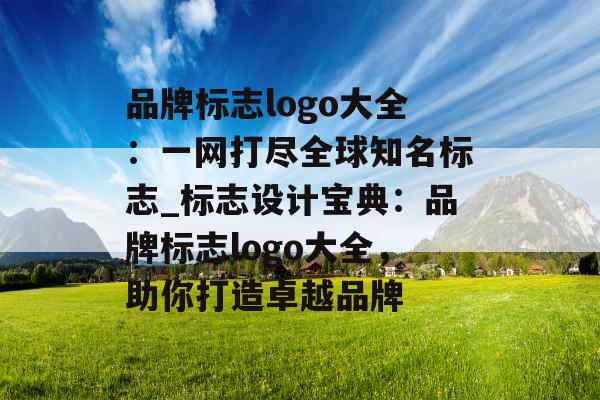 品牌标志logo大全：一网打尽全球知名标志_标志设计宝典：品牌标志logo大全，助你打造卓越品牌