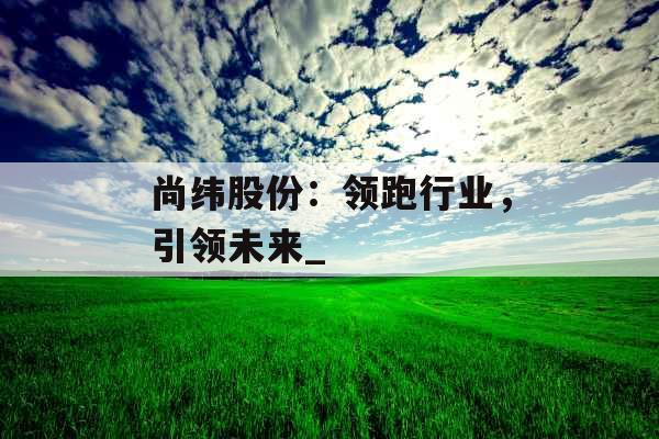 尚纬股份：领跑行业，引领未来_